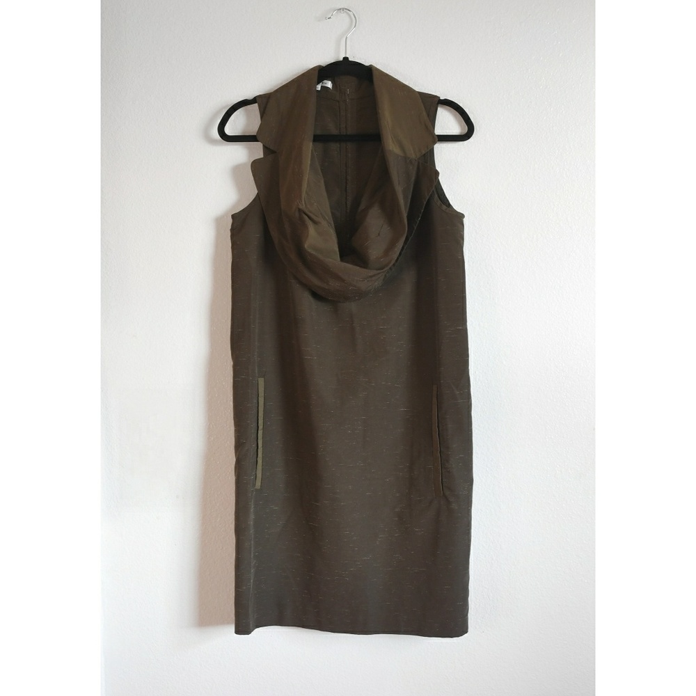 Carven Silk Blend Cowl Neck Shift Size 40/US 6 - Picture 2 of 6